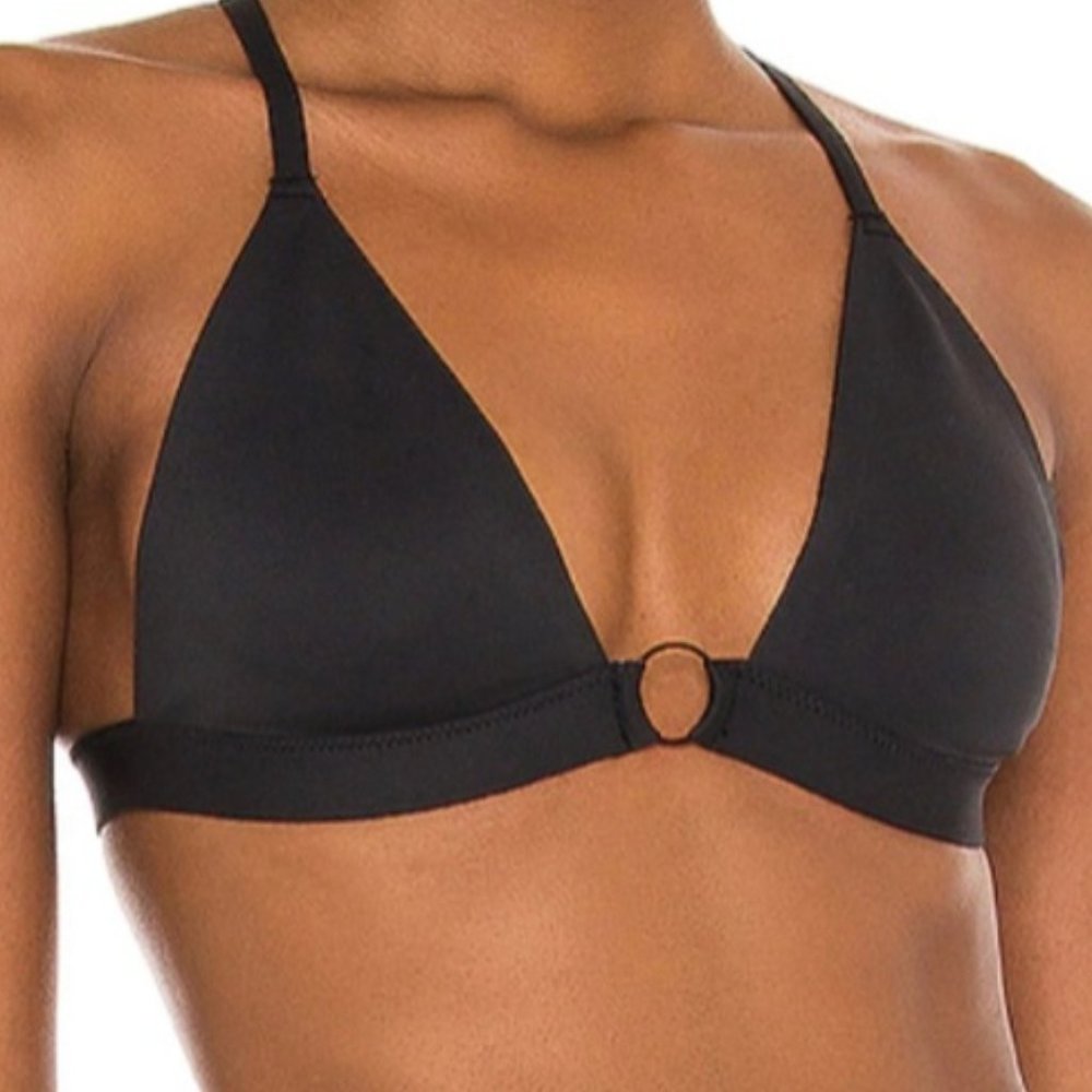 Intimately Free People Oh Scuba Bralette NWT Blk